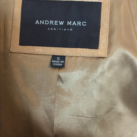 Andrew Marc leather trench size S - Picture 9 of 10